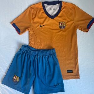 Ronaldinho Barcelona Nike Kids Soccer Jersey